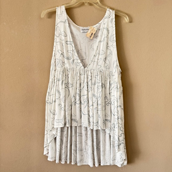 NWT Stylestalker White Scandal Cami size 6 - Picture 1 of 6